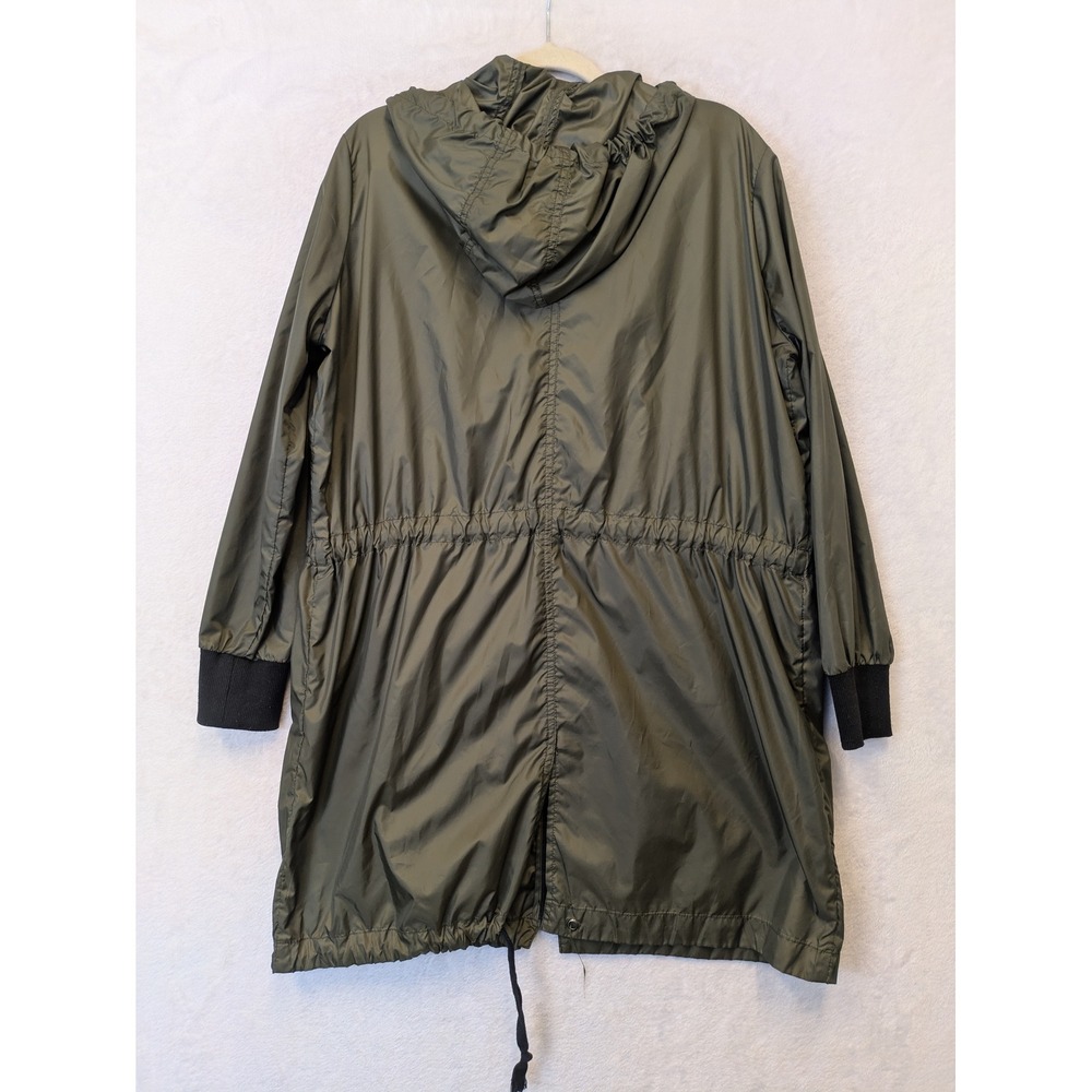 BB Dakota Women's Size S Green‎ Anorak Jacket Hooded - Picture 8 of 10